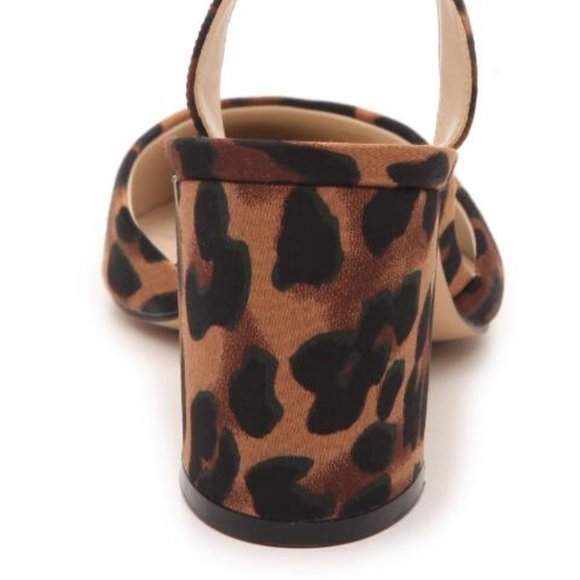 Marc Fisher Cup 3 Block Heels Leopard Pointed Toe - Picture 3 of 11